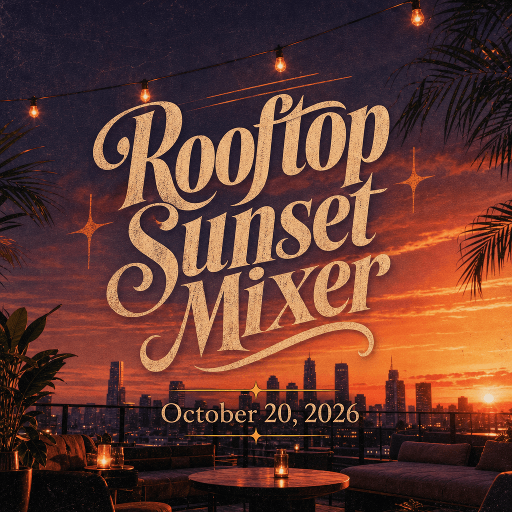 Rooftop Sunset Mixer