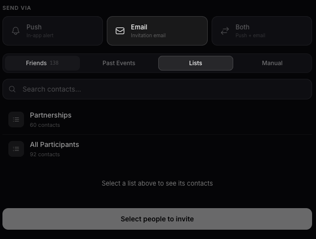 Use Lists for Bigger Reach